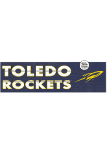 KH Sports Fan Toledo Rockets 35x10 Indoor Outdoor Colored Logo Sign - Blue