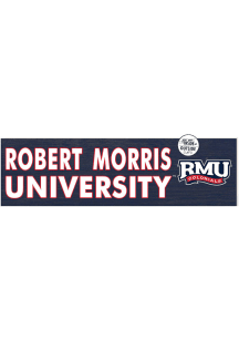 KH Sports Fan Robert Morris Colonials 35x10 Indoor Outdoor Colored Logo Sign - Red