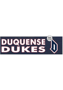 KH Sports Fan Duquesne Dukes 35x10 Indoor Outdoor Colored Logo Sign - Red