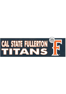 KH Sports Fan Cal State Fullerton Titans 35x10 Indoor Outdoor Colored Logo Sign - Navy Blue