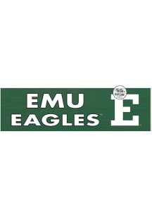 KH Sports Fan Eastern Michigan Eagles 35x10 Indoor Outdoor Colored Logo Sign - Green