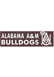 KH Sports Fan Alabama A&M Bulldogs 35x10 Indoor Outdoor Colored Logo Sign - Red