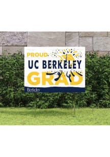 Cal Golden Bears KH Sports Fan 18x24 Proud Grad Team Logo Yard Sign - Blue