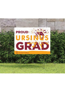 Ursinus Bears KH Sports Fan 18x24 Proud Grad Team Logo Yard Sign - Red