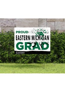 Eastern Michigan Eagles KH Sports Fan 18x24 Proud Grad Team Logo Yard Sign - Green