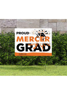 Mercer Bears KH Sports Fan 18x24 Proud Grad Team Logo Yard Sign - Orange
