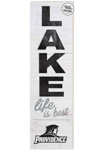 KH Sports Fan Providence Friars 35x10 Lake Life is Best Indoor Outdoor Sign - Black