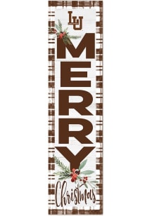 KH Sports Fan Lehigh University 11x46 Merry Christmas Leaning Sign - Brown