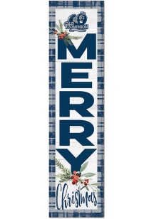 KH Sports Fan Old Dominion Monarchs 11x46 Merry Christmas Leaning Sign - Blue