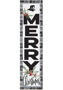 KH Sports Fan Providence Friars 11x46 Merry Christmas Leaning Sign - Black