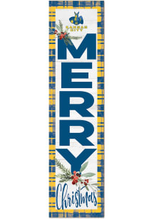 KH Sports Fan UMKC Roos 11x46 Merry Christmas Leaning Sign - Blue