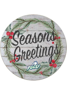 KH Sports Fan Florida Gulf Coast Eagles 20x20 Weathered Seasons Greetings Sign - Grey