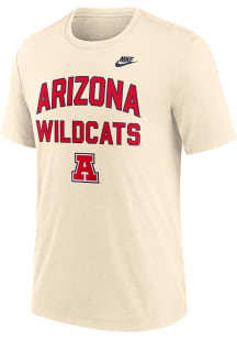 Nike Arizona Wildcats Natural Legacy Campus Short Sleeve T Shirt