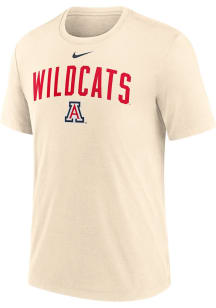 Nike Arizona Wildcats Natural Primary Logo Short Sleeve T Shirt