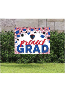 DePaul Blue Demons KH Sports Fan 18x24 Proud Grad Confetti Yard Sign - Blue