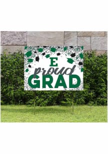 Eastern Michigan Eagles KH Sports Fan 18x24 Proud Grad Confetti Yard Sign - Green