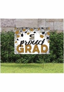 Emporia State Hornets KH Sports Fan 18x24 Proud Grad Confetti Yard Sign - Gold