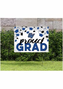 Grand Valley State Lakers KH Sports Fan 18x24 Proud Grad Confetti Yard Sign - Blue