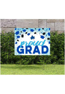 Indiana State Sycamores KH Sports Fan 18x24 Proud Grad Confetti Yard Sign - Blue