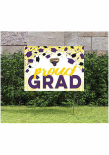 Minnesota State Mankato Mavericks KH Sports Fan 18x24 Proud Grad Confetti Yard Sign - Purple