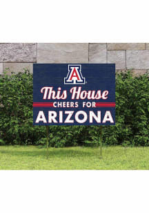 Arizona Wildcats KH Sports Fan 18x24 This House Cheers Yard Sign - Red
