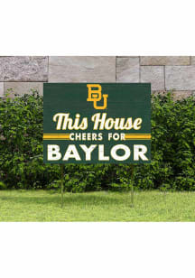Baylor Bears KH Sports Fan 18x24 This House Cheers Yard Sign - Green