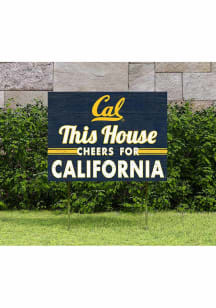 Cal Golden Bears KH Sports Fan 18x24 This House Cheers Yard Sign - Blue