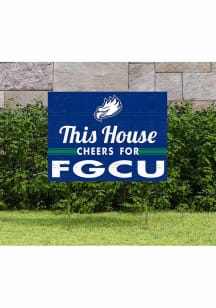Florida Gulf Coast Eagles KH Sports Fan 18x24 This House Cheers Yard Sign - Green