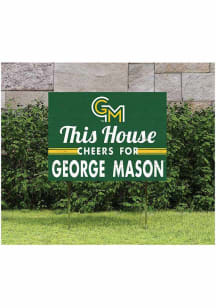 George Mason University KH Sports Fan 18x24 This House Cheers Yard Sign - Green