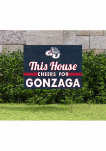 Gonzaga Bulldogs KH Sports Fan 18x24 This House Cheers Yard Sign - Blue
