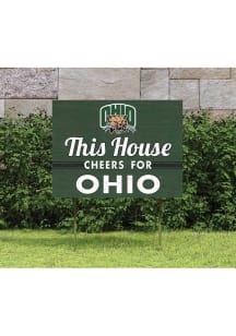 Ohio Bobcats KH Sports Fan 18x24 This House Cheers Yard Sign - Green