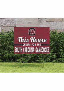 South Carolina Gamecocks KH Sports Fan 18x24 This House Cheers Yard Sign - Garnet