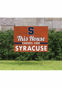 Syracuse Orange KH Sports Fan 18x24 This House Cheers Yard Sign - Orange