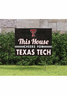 Texas Tech Red Raiders KH Sports Fan 18x24 This House Cheers Yard Sign - Red