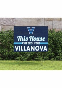 Villanova Wildcats KH Sports Fan 18x24 This House Cheers Yard Sign - Blue