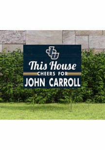 John Carroll Blue Streaks KH Sports Fan 18x24 This House Cheers Yard Sign - Blue
