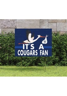 BYU Cougars KH Sports Fan 18x24 Stork Yard Sign - Blue