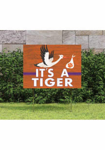 Clemson Tigers KH Sports Fan 18x24 Stork Yard Sign - Orange