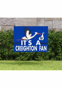 Creighton Bluejays KH Sports Fan 18x24 Stork Yard Sign - Blue