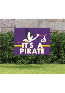 East Carolina Pirates KH Sports Fan 18x24 Stork Yard Sign - Purple