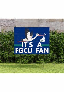 Florida Gulf Coast Eagles KH Sports Fan 18x24 Stork Yard Sign - Green