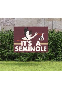 Florida State Seminoles KH Sports Fan 18x24 Stork Yard Sign - Red
