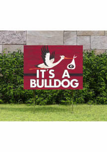 Georgia Bulldogs KH Sports Fan 18x24 Stork Yard Sign - Red