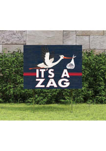 Gonzaga Bulldogs KH Sports Fan 18x24 Stork Yard Sign - Blue