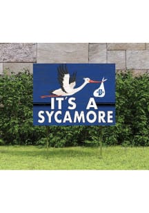 Indiana State Sycamores KH Sports Fan 18x24 Stork Yard Sign - Blue