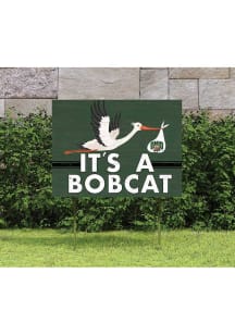 Ohio Bobcats KH Sports Fan 18x24 Stork Yard Sign - Green