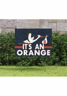 Syracuse Orange KH Sports Fan 18x24 Stork Yard Sign - Orange