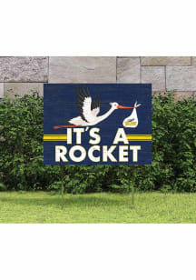 Toledo Rockets KH Sports Fan 18x24 Stork Yard Sign - Blue