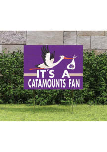 Western Carolina KH Sports Fan 18x24 Stork Yard Sign - Purple