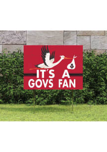 Austin Peay Governors KH Sports Fan 18x24 Stork Yard Sign - Red